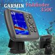 /防水だよ！水温も表示 GARMIN魚探◆ Fishfinder350C◆カラー液晶2周波◆日本版 ガーミン【送料無料】